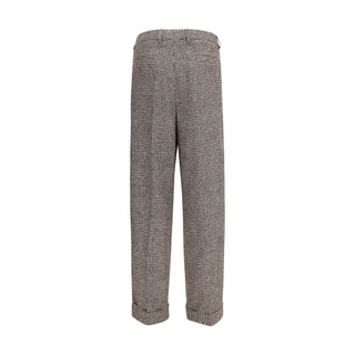Brown Alpaca Vicugna Pacos Pants