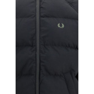 Black Polyamide Full-Length Jacket