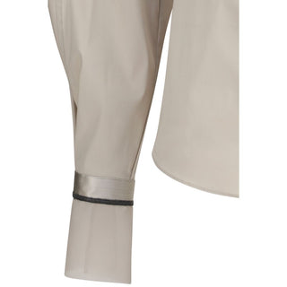 Beige Cotton Shirt