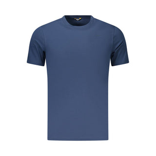 Blue Cotton Men's T-Shirt