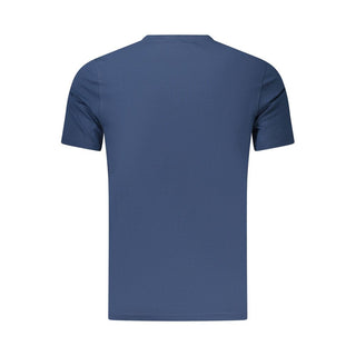 Blue Cotton Men's T-Shirt