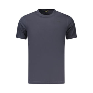 Blue Cotton Men's T-Shirt