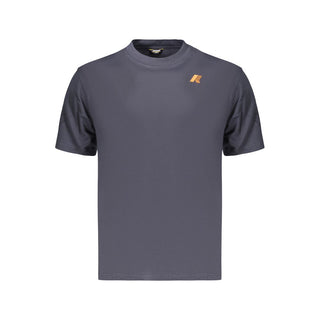 Blue Cotton Men's T-Shirt