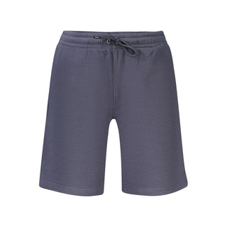 Blue Cotton Men's Sweatpants