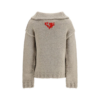 Gray Wool Oves Aries Cardigan