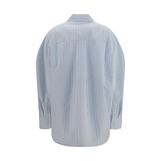 Blue Cotton Dress Shirt