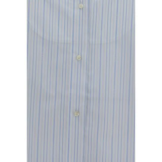 Blue Cotton Dress Shirt
