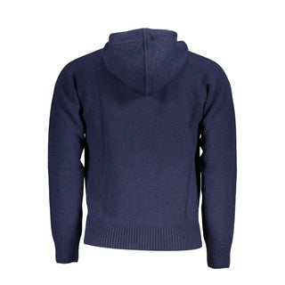 Blue Wool Men's Pullover