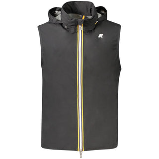 Black Polyester Men's Jacket