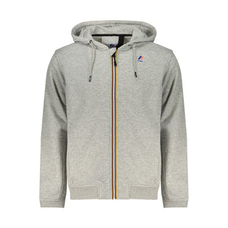 Gray Polyester Men Sweatshirt