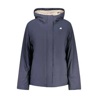 Blue Polyester Women's Jacket