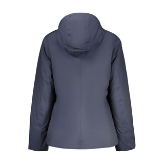 Blue Polyester Women's Jacket