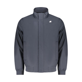 Blue Polyester Men's Jacket