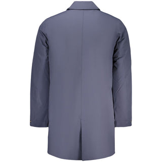 Blue Polyamide Men's Jacket