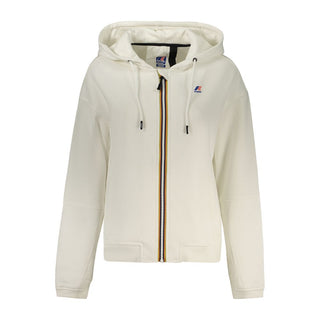 White Polyester Women's Sweatshirt