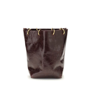 Brown Calf Leather Bos Taurus Backet Bag