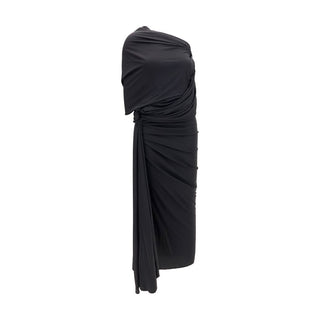 Black Viscose Cocktail Dress