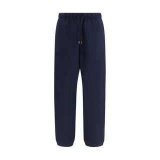 Blue Cotton Joggers (Workout Pants)