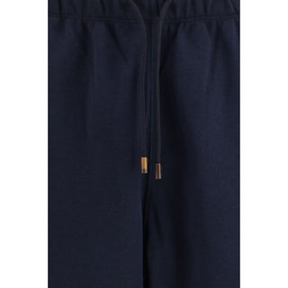 Blue Cotton Joggers (Workout Pants)