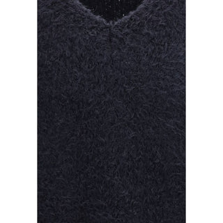 Blue Marabou Sweatshirt