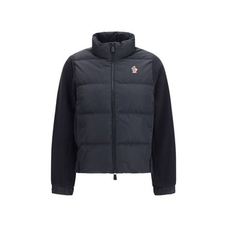 Black Polyester Full-Length Jacket