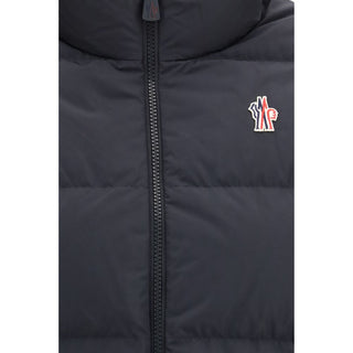 Black Polyester Full-Length Jacket
