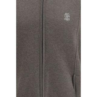 Bicolor Cashmere Hoodie