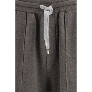 Bicolor Cashmere Athletic Pants