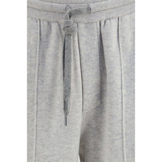 Gray Cashmere Casual Pants