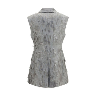 Gray Wool Oves Aries Sleeveless Jacket