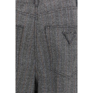 Gray Wool Oves Aries Casual Pants