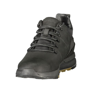 Nero Polyurethane Men's Sneaker