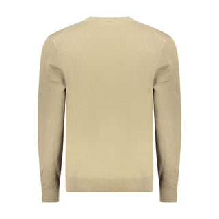Green Cotton Men's Sweater