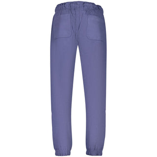 Blue Cotton Men's Trouser