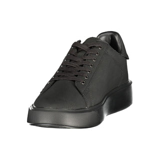 Nero Polyurethane Men Sneakers