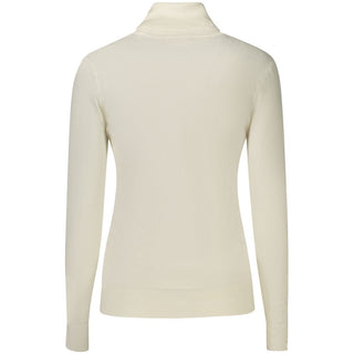 White Viscose Turtleneck