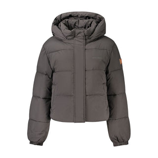 Black Polyester Women's Jacket