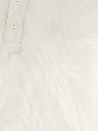 White Cotton Polo Shirt
