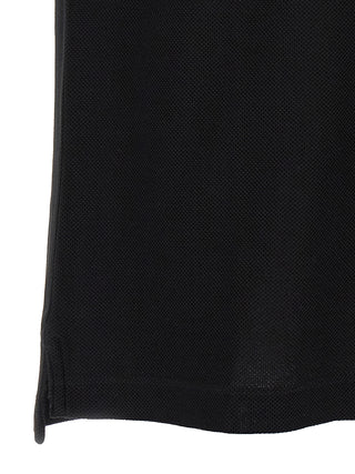 Black Cotton Polo Shirt