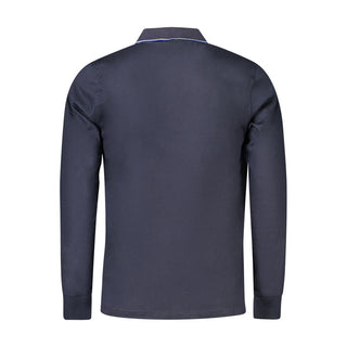 Blue Cotton Men's Polo