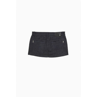 Navy Blue Denim Skirt