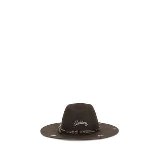 Brown Wool Oves Aries Fedora