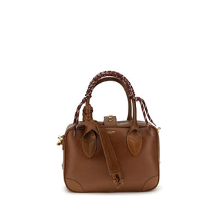 Brown Calf Leather Bos Taurus Handbag
