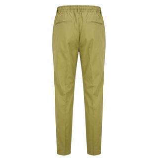 Green Cotton Men Pants