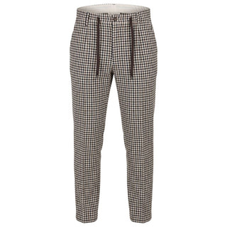 Blue Cotton Men Pants