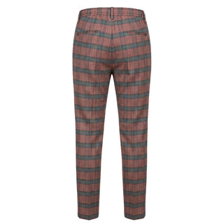 Red Cotton Men Pants