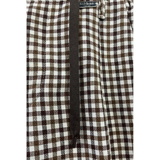 Brown Cotton Men Pant