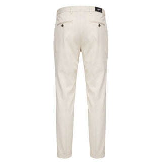 White Viscose Men Pants