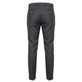 Grey Viscose Men Pant