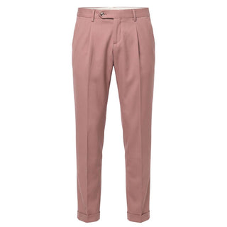 Pink Viscose Men Pant